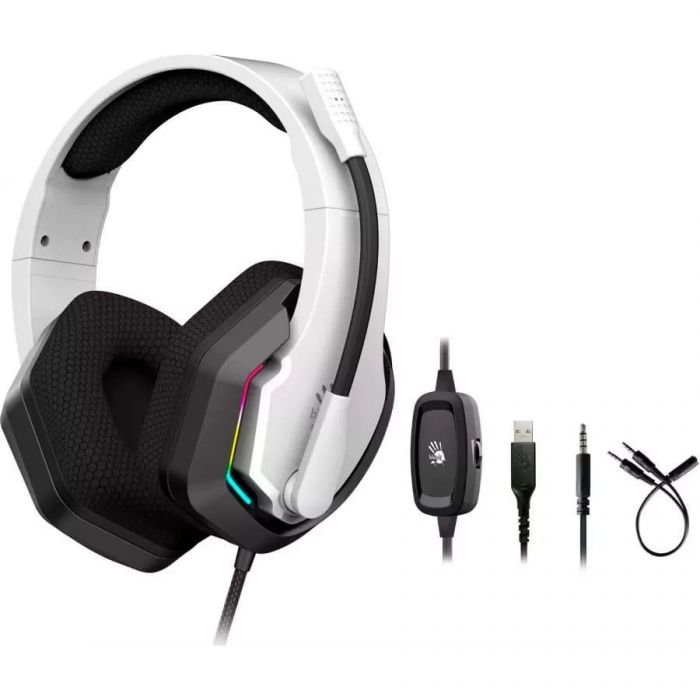 Гарнітура A4Tech Bloody G260p White