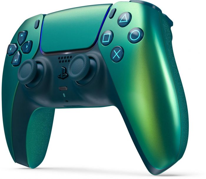 Геймпад бездротовий Sony PlayStation 5 DualSense Chrome Teal (1000044474)