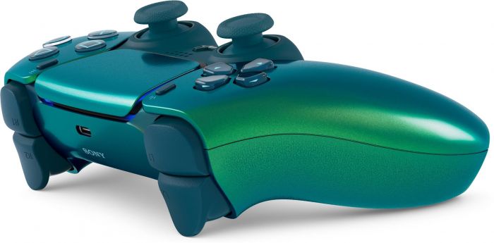 Геймпад бездротовий Sony PlayStation 5 DualSense Chrome Teal (1000044474)