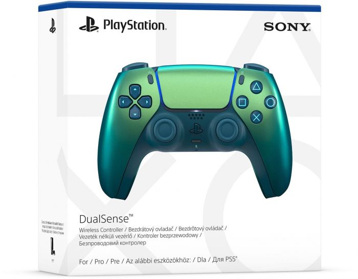 Геймпад бездротовий Sony PlayStation 5 DualSense Chrome Teal (1000044474)