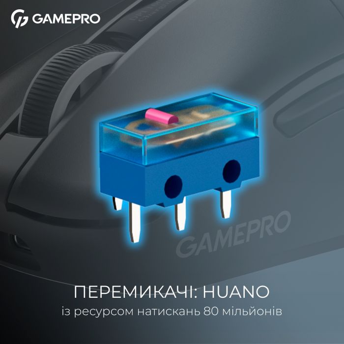 Миша бездротова GamePro Asgard Thor Black (GM023B)