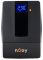 Джерело безперебійного живлення NJOY Horus Plus 600 (PWUP-LI060H1-AZ01B) Lin.int., AVR, 2 x евро, USB, LCD, пластик