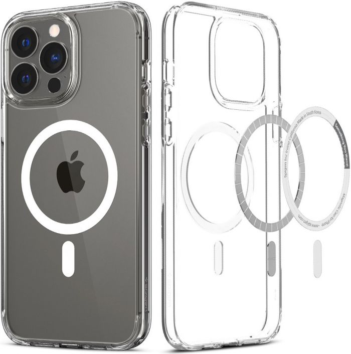 Чохол-накладка Spigen Ultra Hybrid Mag Safe для Apple iPhone 13 Pro White (ACS03267)