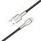 Кабель ColorWay USB - micro USB (M/M), Metal Head, 2.4 А, 1 м, Black (CW-CBUM046-BK)