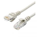 Патч-корд литий, UTP, RJ45, Cat.5e, 1м, сірий