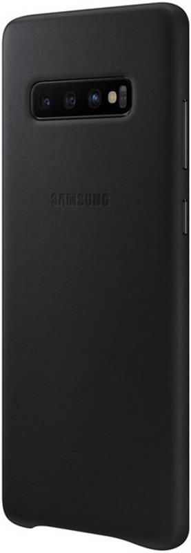 Чохол-накладка Samsung Leather Cover для Samsung Galaxy S10+ SM-G975 Black (EF-VG975LBEGRU)