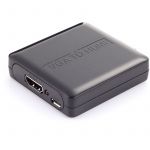 Адаптер PowerPlant (CA911493) HDMI - VGA+R/L, чорний