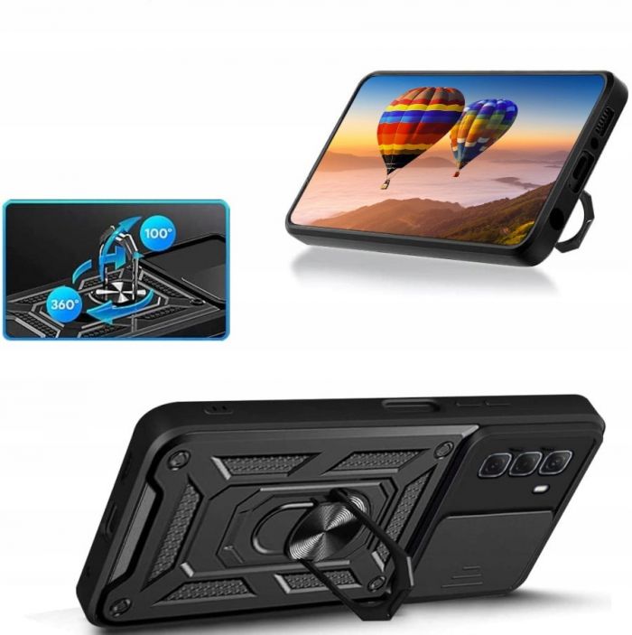 Чохол-накладка BeCover Military для Infinix Hot 50 (X6720) Black (713046)