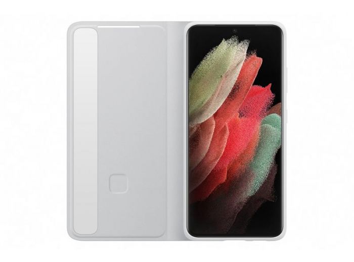 Чохол-книжка Samsung Smart Clear View Cover для Samsung Galaxy S21 Ultra SM-G998 Light Gray (EF-ZG998CJEGRU)