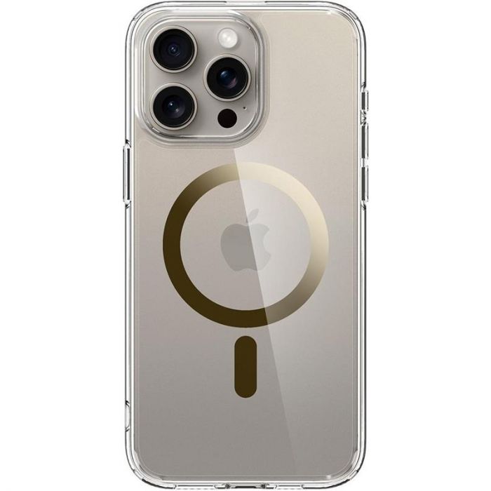 Чохол-накладка Spigen Ultra Hybrid MagFit для Apple iPhone 15 Pro Gold (ACS06718)
