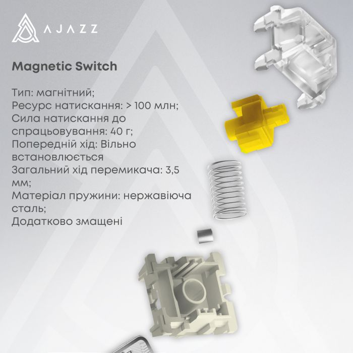 Клавіатура Ajazz AK680 Max Magnetic Switch Black (AK680-WM-B-A)