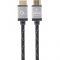 Кабель Cablexpert HDMI - HDMI V 2.0 (M/M), 3 м, чорний/сірий (CCB-HDMIL-3M) коробка