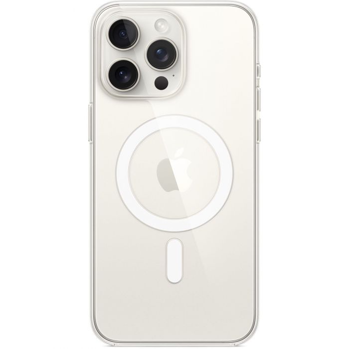 Чохол-накладка Apple Clear Case with MagSafe для Apple iPhone 15 Pro Max Clear (MT233)