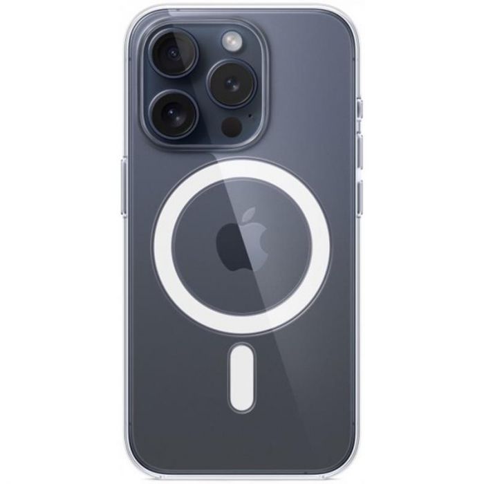 Чохол-накладка Apple Clear Case with MagSafe для Apple iPhone 15 Pro Clear (MT223)