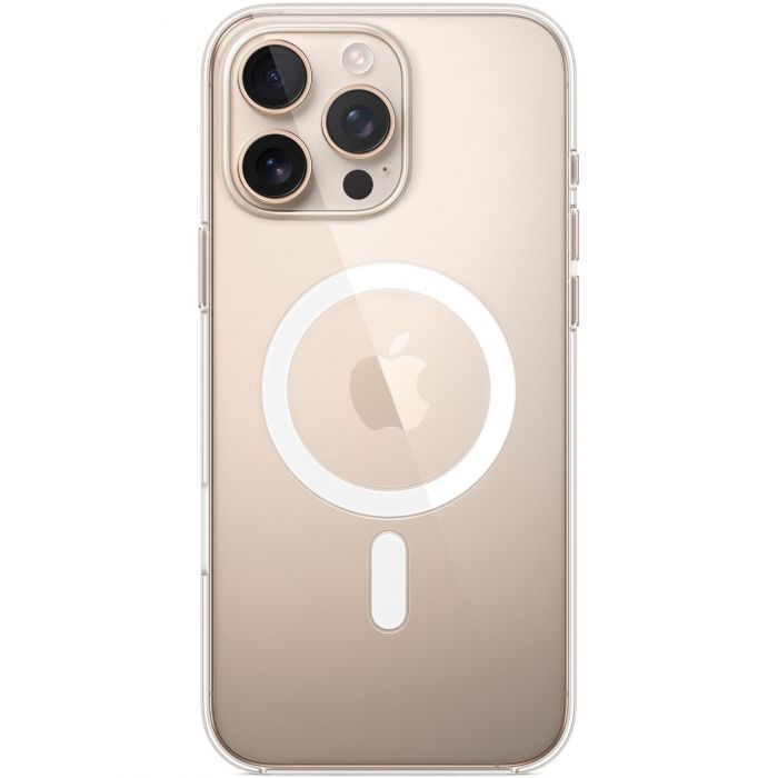 Чохол-накладка Apple Clear Case with MagSafe для Apple iPhone 16 Pro Max Transparent (MA7F4)