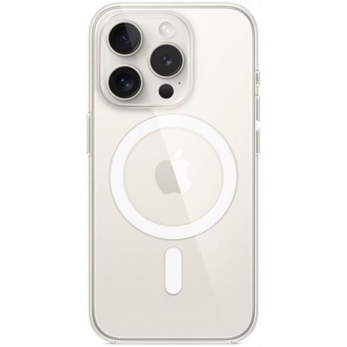 Чохол-накладка Apple Clear Case with MagSafe для Apple iPhone 15 Pro Clear (MT223)