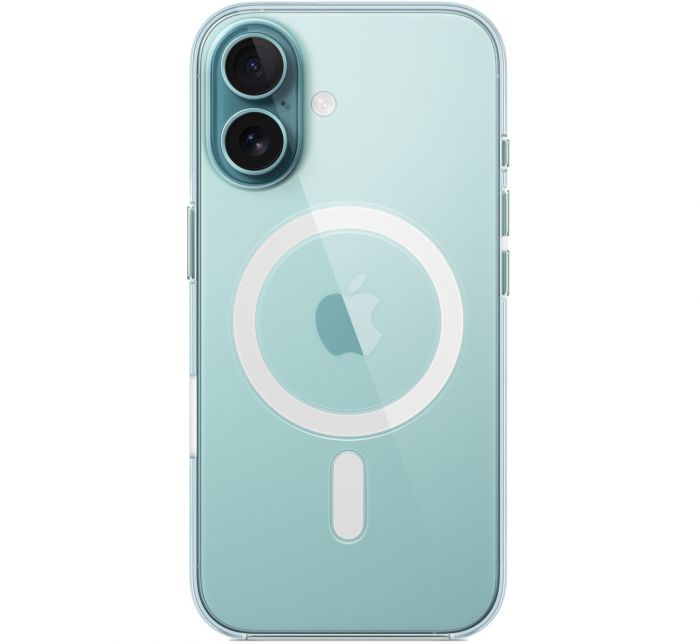 Чохол-накладка Apple Clear Case with MagSafe для Apple iPhone 16 Transparent (MA6A4)