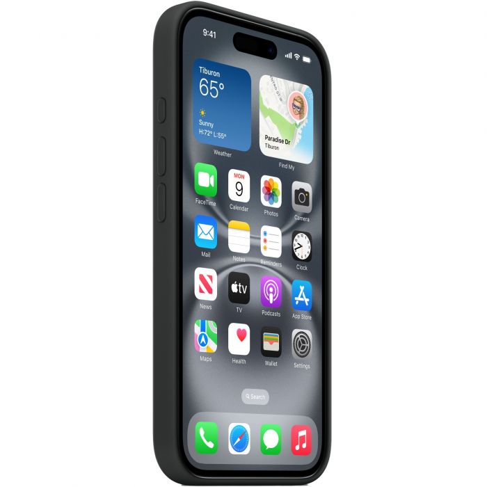 Чохол-накладка Apple Silicone Case with MagSafe для Apple iPhone 16 Black (MYY13)