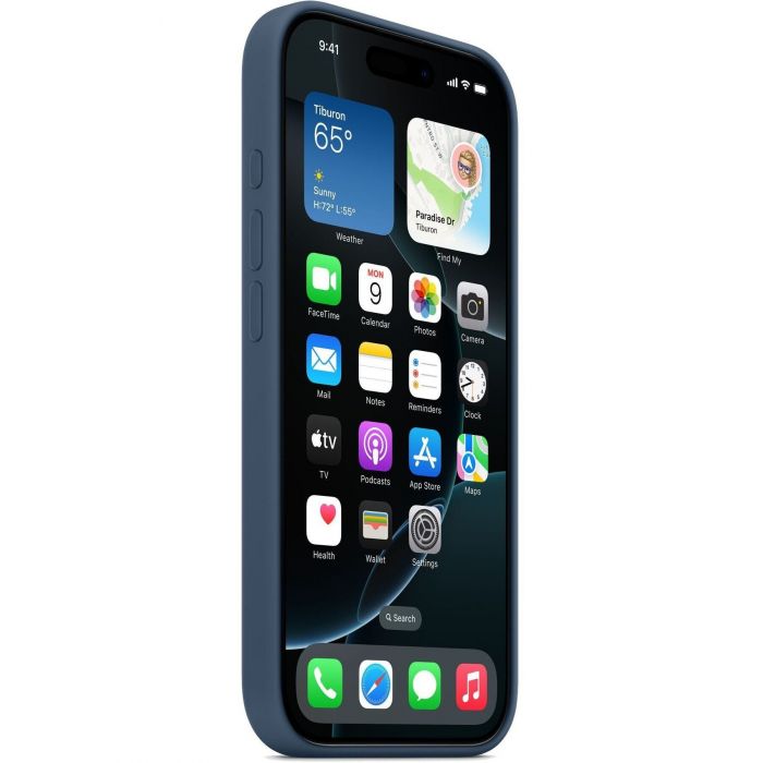 Чохол-накладка Apple Silicone Case with MagSafe для Apple iPhone 15 Black (MT0J3)