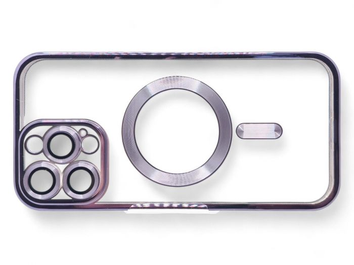 Чохол-накладка BeCover TPU Chrome Case MagSafe для Apple iPhone 16 Pro Sierra Blue (712082)
