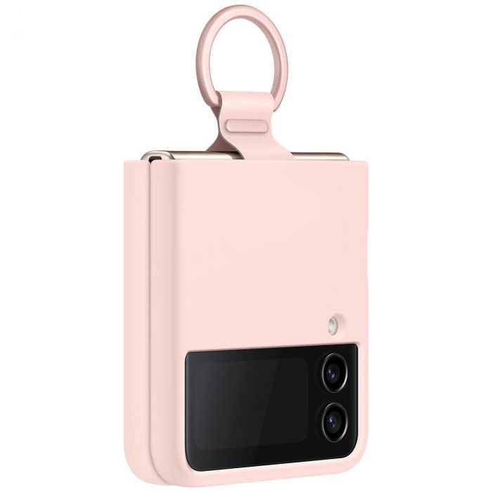 Чохол-накладка Samsung Silicone Cover with Ring для Samsung Galaxy Flip 4 SM-F721 Pink (EF-PF721TPEGUA)
