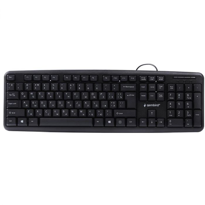 Клавіатура Gembird KB-U-103-UA Ukr Black