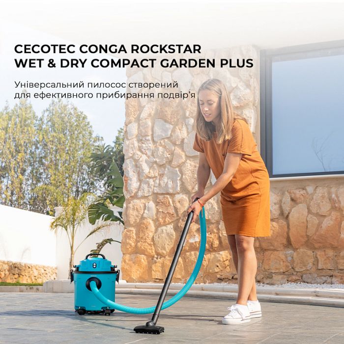 Пилосос Cecotec Conga Rockstar Wet & Dry Compact Garden Plus (A01_EU01_100012)