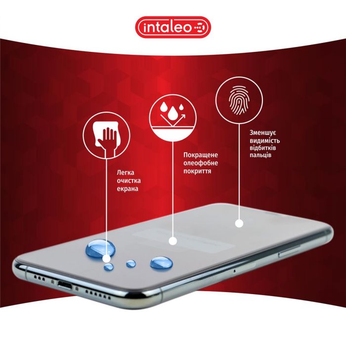Захисне скло Intaleo Full Glue ESD для Apple iPhone XR/11 Black (1283126546068)