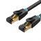 Патч-корд Vention CAT 8 SFTP Ethernet, 0.5 m, Black (IKABD)