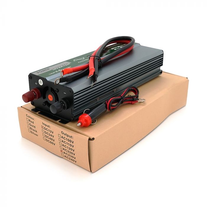 Інвертор напруги Demuda 12V/220V, 800W (DMDPSW-800W/29154)