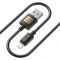Кабель Luxe Cube USB - Lightning (M/M), 3А, 2 м, чорний (8886888698445)