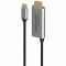 Кабель Promate USB Type-C - HDMI V 2.0 (M/M), 1.8 м, HDMI-PD100 Grey