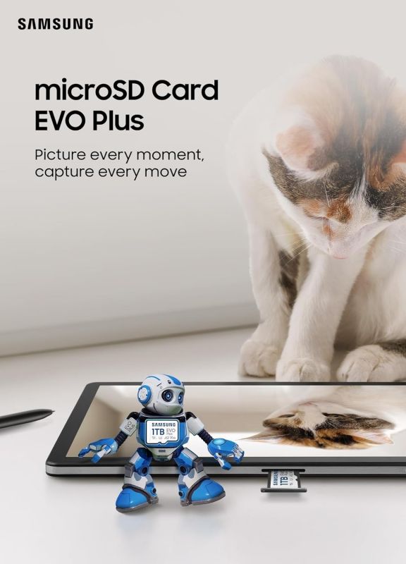 Карта пам`яті MicroSDXC  512GB UHS-I/U3 Class 10 Samsung Evo Plus R160MB/s + SD-адаптер (MB-MC512SA/EU)