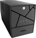 Джерело безперебійного живлення NJOY Keen 1000 (UPLI-LI100KU-CG01B), Lin.int., AVR, 4 x евро, USB, пластик