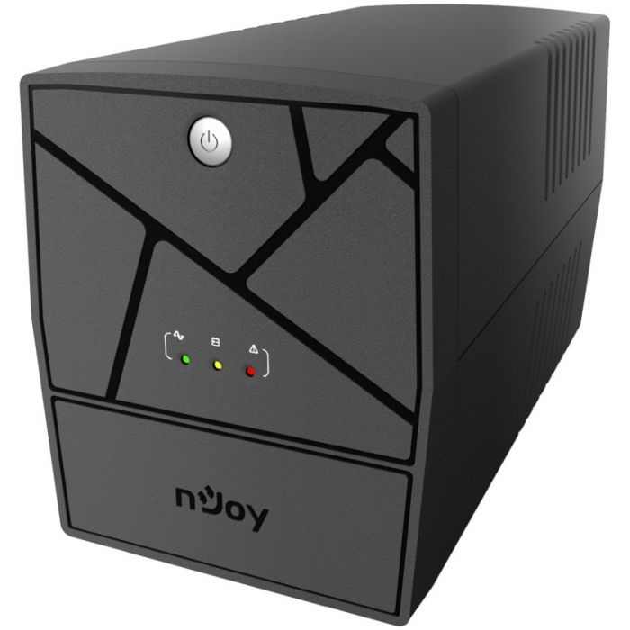 Джерело безперебійного живлення NJOY Keen 1000 (UPLI-LI100KU-CG01B), Lin.int., AVR, 4 x евро, USB, пластик