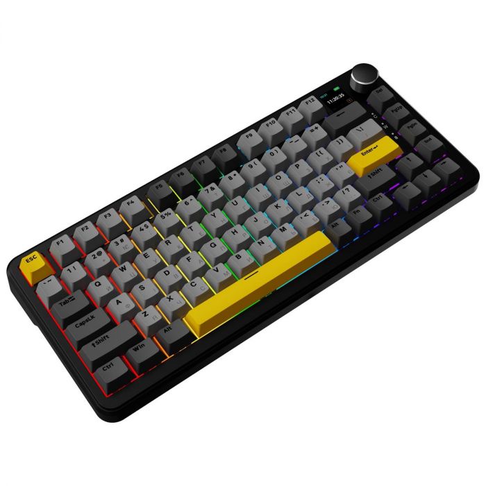 Клавіатура бездротова Ajazz AK820 MAX Magnetic Switches Black (AK820MAX-M-BGY)