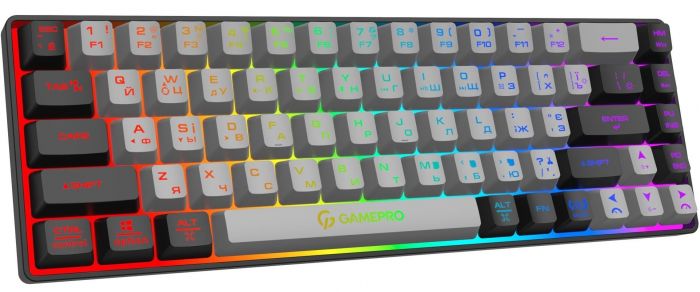 Клавіатура бездротова GamePro GK670 Black 