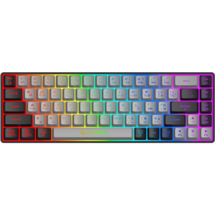 Клавіатура бездротова GamePro GK670 Black 
