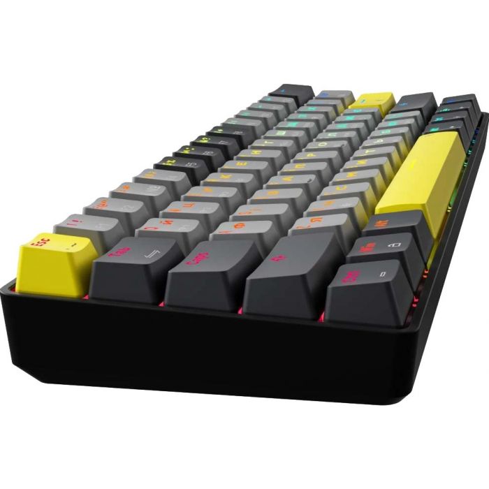 Клавіатура бездротова GamePro MK130G Pro Outemu Red Switch Hot-Swap RGB Black 
