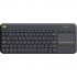 Клавіатура бездротова Logitech K400 Plus Black (920-007145)