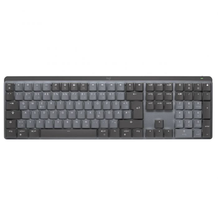 Клавіатура бездротова Logitech MX Mechanical Graphite Clicky (920-010759)
