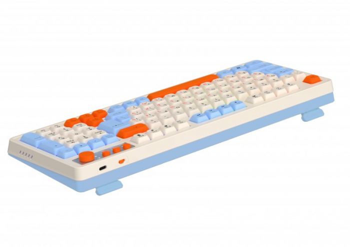 Клавiатура бездротова Maxxter KBGW-3C01-UA White