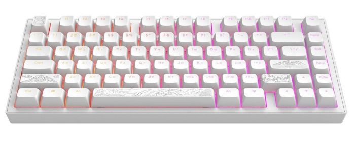 Клавіатура Dark Project ALU81 Terra Nostra White (DPKB_NOSTRA_81_ANSI_WHITE_UA)