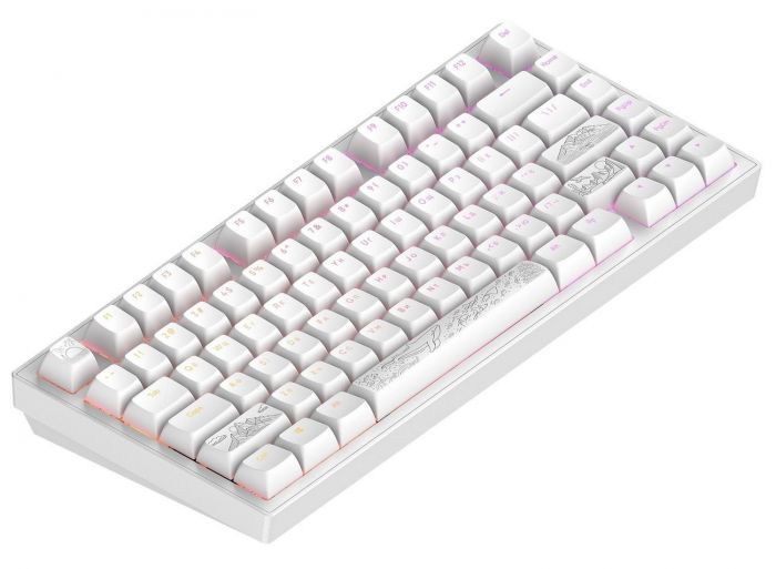 Клавіатура Dark Project ALU81 Terra Nostra White (DPKB_NOSTRA_81_ANSI_WHITE_UA)