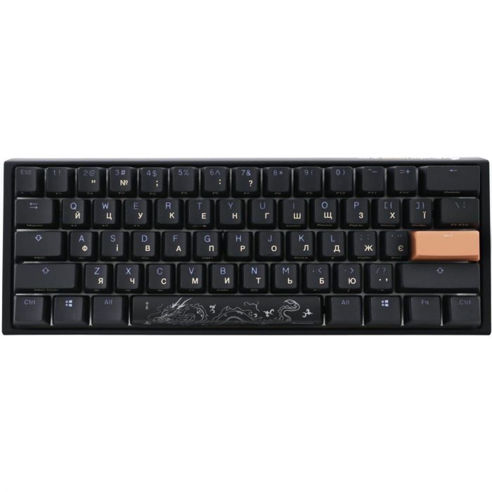 Клавіатура Ducky One 3 Mini Cherry MX Speed Silver RGB UA USB Black (DKON2161ST-PUAPXCLAWSC1)