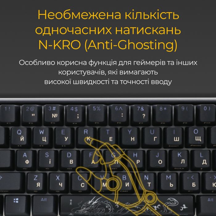 Клавіатура Ducky One 3 Mini Cherry MX Speed Silver RGB UA USB Black (DKON2161ST-PUAPXCLAWSC1)