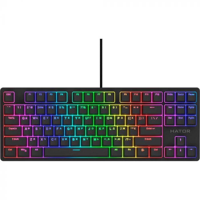 Клавіатура Hator Rockfall 2 Mecha TKL Orange Black (HTK-520)