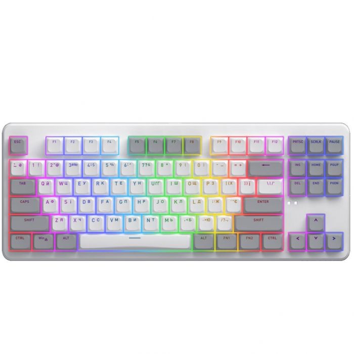 Клавіатура Hator Rockfall 3 Mecha TKL Wireless Orange White (HTK851UA)