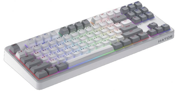 Клавіатура Hator Rockfall 3 Mecha TKL Wireless Orange White (HTK851UA)