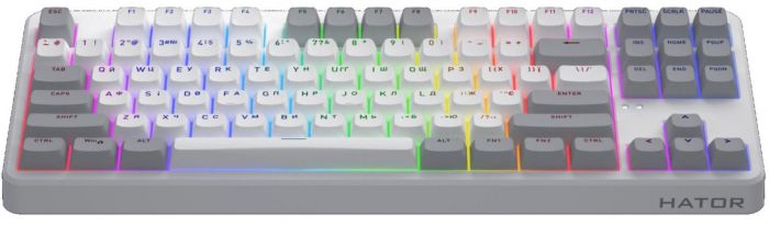 Клавіатура Hator Rockfall 3 Mecha TKL Wireless Orange White (HTK851UA)